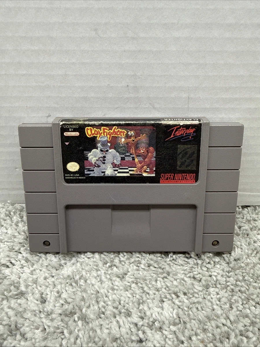 Clay Fighter Nintendo SNES Video Games for sale - eBay