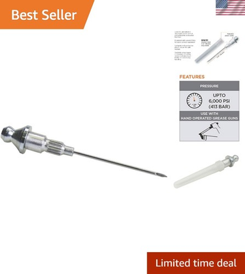 #ad PROLUBE Grease Injector Needle 1 1 2 Inch Adaptor Length Max Pressure up ... $11.99