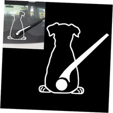 Wiper Sticker, Cartoon Cute Puppy Wagging Tail Rear Windshield Funny Decals,