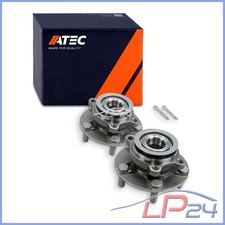 2x KIT MOYEU DE ROUE + ROULEMENT AVANT GAUCHE + DROIT POUR NISSAN QASHQAI 2007-