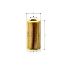 MANN Single Oil Filter Replacement Fits Volvo C70 2.4 2.4 i T5 D5 2.4 D