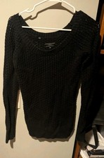 Guess Black Knit Long sleeve Sweater Size M