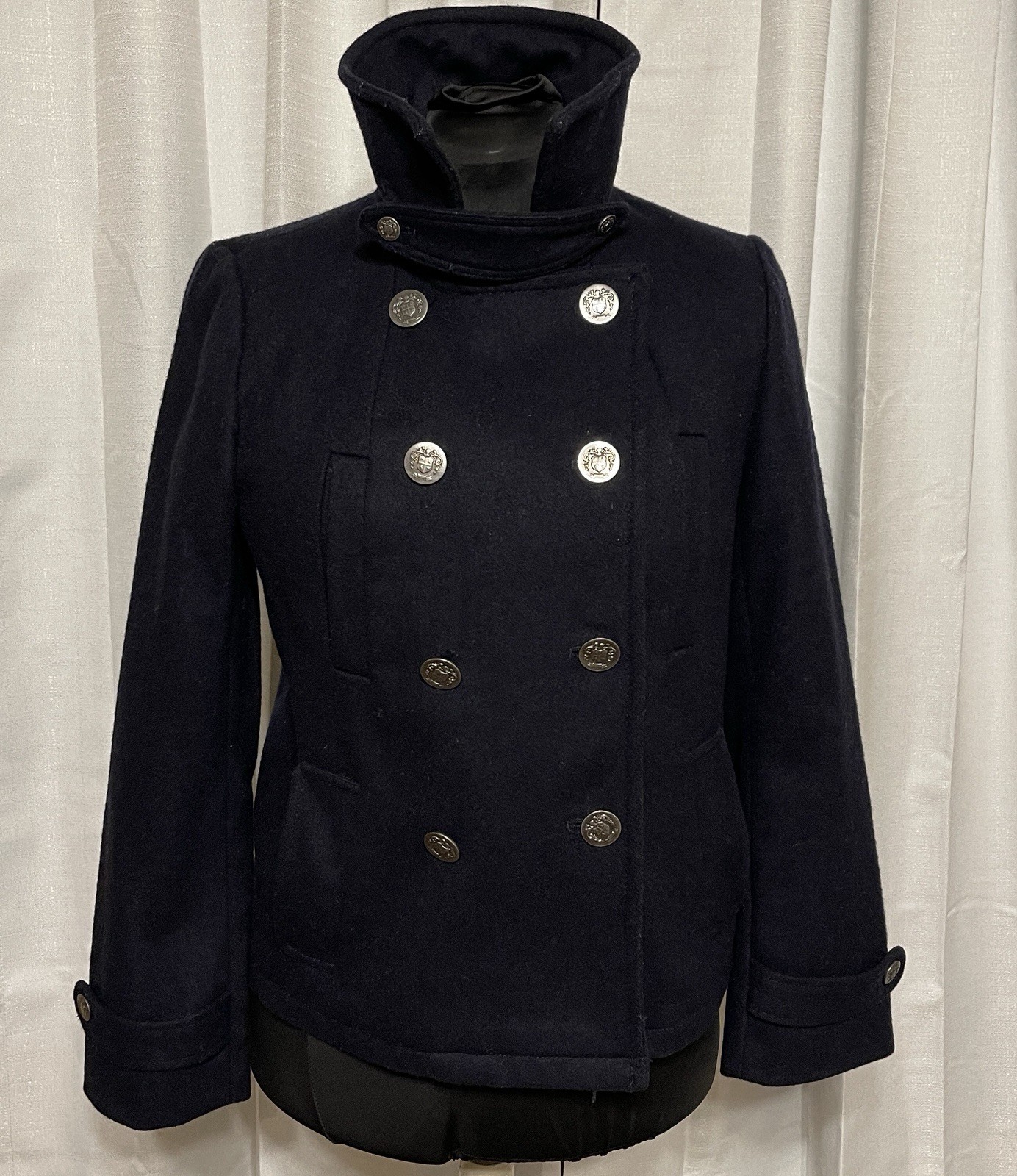 Gap Women's Double-Breasted Silver Button Navy Wo… - image 2