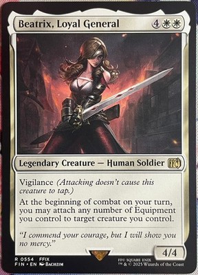 Beatrix, Loyal General - R 0554 - Magic The Gathering Final Fantasy 2025