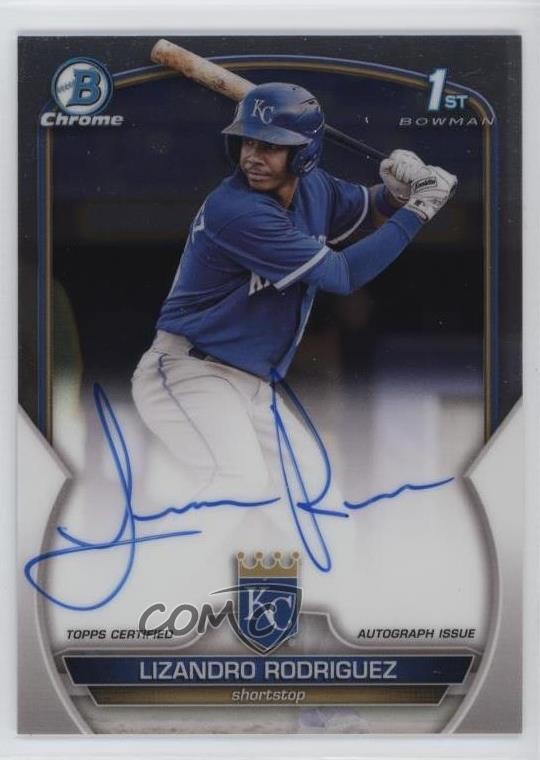2023 Bowman Chrome Prospect Auto Lizandro Rodriguez #CPA-LRZ Auto