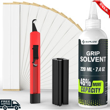Advanced Golf Grip Kit Includes Pro/Standard Hook Blade 5Oz/7.4Oz Grip Solvent