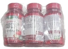 Nature's Truth Apple Cider Vinegar 1200 mg, 180 Caps- 3 pack Exp 2027 Free Ship
