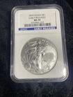 2010 Silver American Eagle Early Releases NGC MS-70