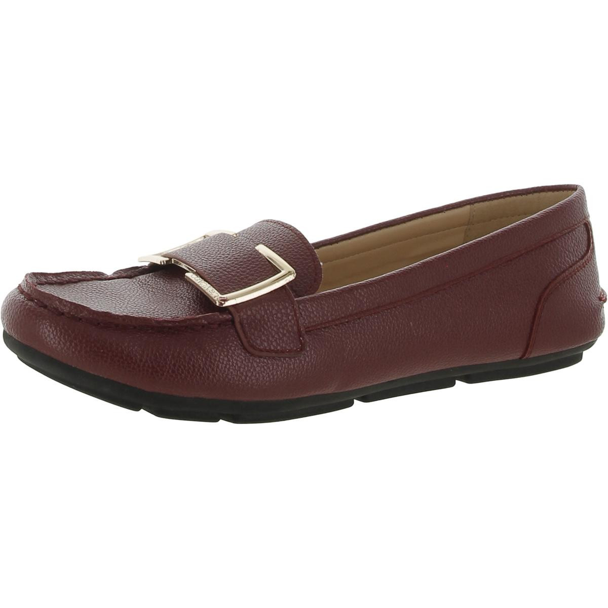 Женские мокасины без застежки с круглым носком из искусственной кожи Calvin Klein BHFO 0326 3090₽