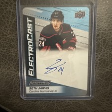 2023-24 Upper Deck Engrained Seth Jarvis ElectroCast Autograph #EC-21