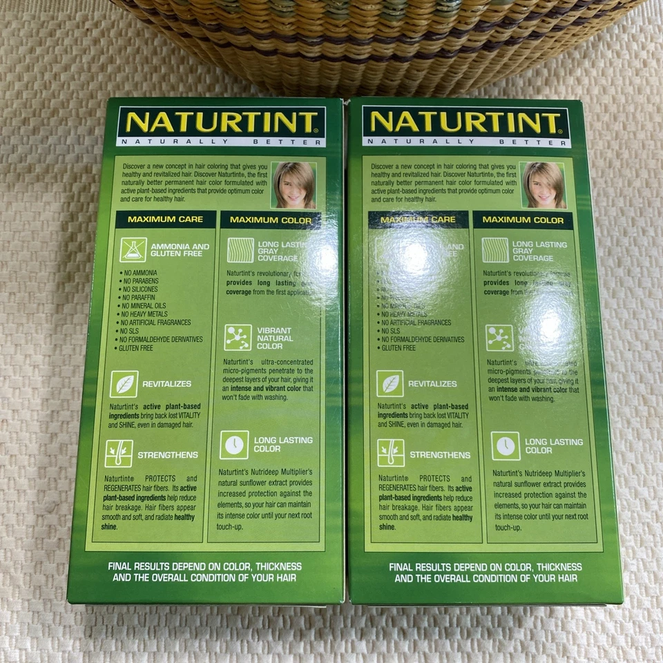 Color de cabello permanente Naturtint 8N germen de trigo rubio 5,28 fl oz 150 ml paquete de 2 Foto 3 de 4