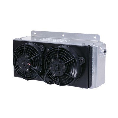 Derale DER65840 Tube Type Fluid Cooler and Fan Universal Performance Racing Part - Picture 2 of 10
