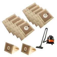 10Pack Small Vacuum Bags,Vacuum Cleaner Bags for Bush Argos,Vacuum Brown