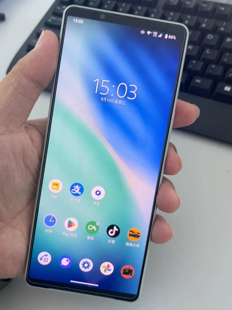Xperia ホワイト ガラケーまとめ売り Sony Xperia 1 IV (5G) 256GB Unlocked Android Smartphone Tested 100