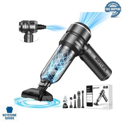 Cordless Handheld Car Vacuum & Air Duster - 18KPA Powerful, Portable, 7-in-1 ...