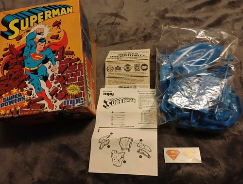 Vintage 1984 MPC DC Comics Superman Model Kit 1-1701 - Open Box, Sealed Pieces - Bild 2 von 10