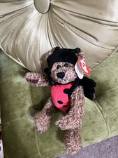 Ty Beanie Baby - BUGSY- Plush Toy Teddy Bear - Lady Bug Always A Lady LOT-K