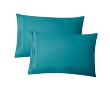 Pillow Cases Standard Size - Ultra Soft Pillow 2 Pack - Standard / Queen Teal