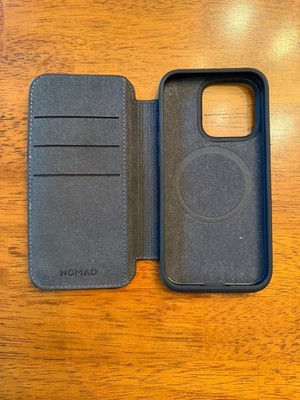 Nomad goods Modern Leather Folio iPhone 15 Pro | eBay