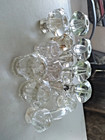 Lot of 15 Clear Octagonal Glass Chest Door or Drawer Knobs , Salvage Hardware — photo 3