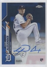 2020 Topps Chrome Rookie Blue Refractor 31/150 Tyler Alexander #RA-TA Auto 8at