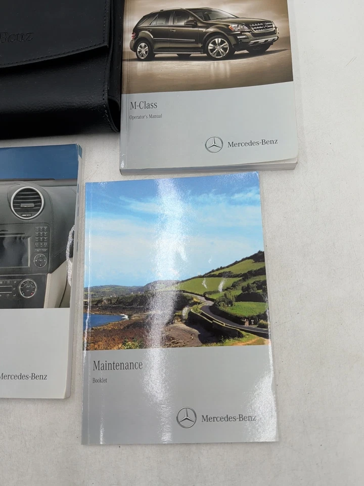 2011 Mercedes Benz M CLASS 350 450 550 ML 63 AMG Owners Manual Set Comand Case - Image 3 of 4