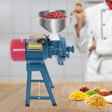 Large Capacity Electric Grain Grinder Stainless Steel Cereal Grinding Machine