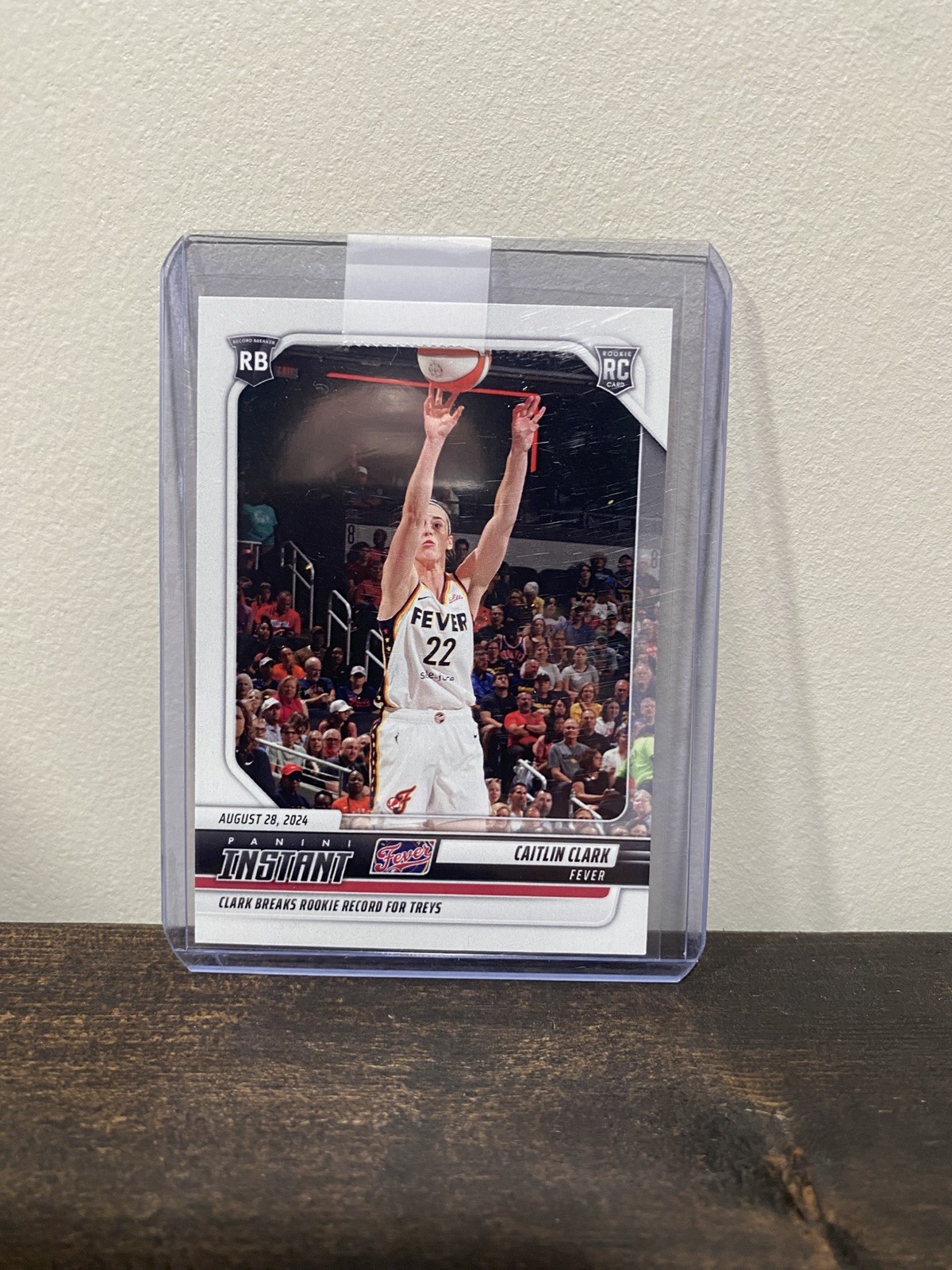 2024 Panini Instant WNBA #186 Caitlin Clark RC - Breaks Rookie Record for Treys