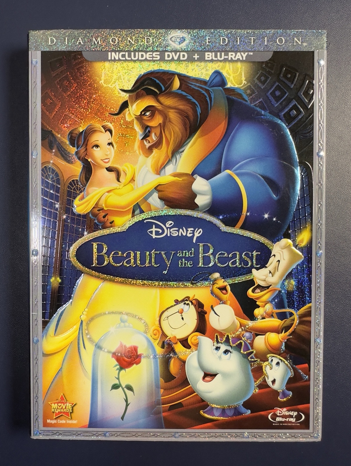 Beauty and the Beast (Blu-ray/DVD) 1991 - Diamond Edition w/ Slipcover