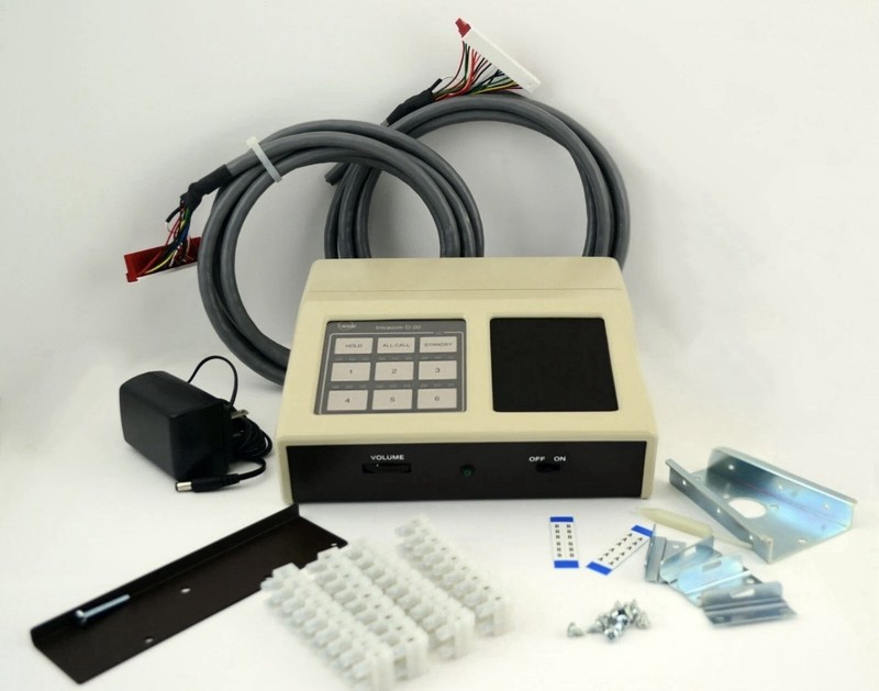 3M Model#D-20 6 Channel Intercom System. New In Original Plastic Wrap And Box.