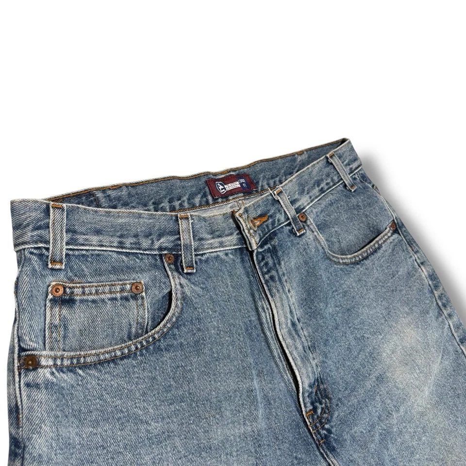 Pantalones cortos de mezclilla vintage 1999 Arizona Jeans para hombre talla 34 x 10 Foto 3 de 4