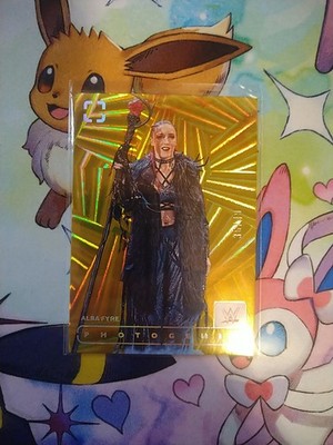 Panini Photogenic WWE Alba Fyre Gold Parallel /49