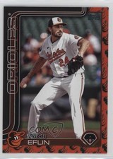 2025 Topps Series 1 Team Color Zach Eflin #188 16wc