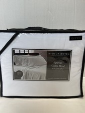 Hudson Hotel 800tc Egyptian Cotton Blend Queen 6 Piece Sheet Set Color White New