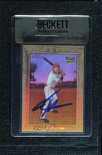 BAS 2007 Turkey Red Chrome Refractor /999 Josh Hamilton Seal of Authenticity 3c7
