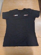UFC Ronda Rousey Black Tshirt 2XL 2 Sided 10-0-0 Foghting WWE Womens Fight *READ