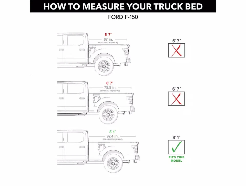 TruXedo TruXport Soft Roll Up Tonneau Cover Fits 2009-2014 Ford F150 8' Bed Foto 2 de 4