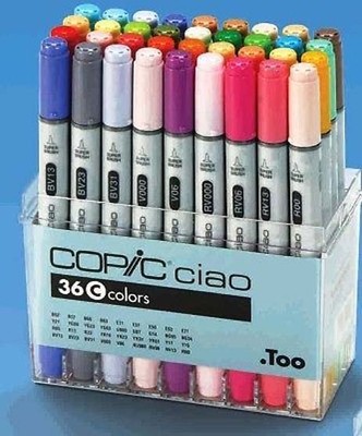 Copic Ciao Marker Set - 36 Pens - SET C