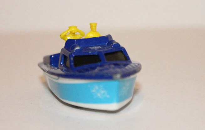 Lancha Matchbox Police 0D-593 con ruedas 1976 Foto 2 de 4