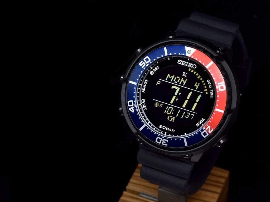 Seiko Prospex Pepsi Digi Tuna Solar LOWERCASE limited Edition