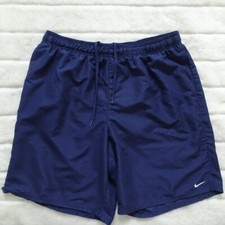 Men's Nike Elastic Waist Dri-Fit Trunks XL Blue