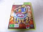 Mint Disc Xbox 360 AFL Live 2 - Inc Manual