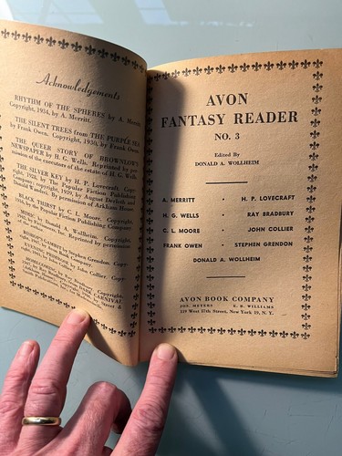 AVON FANTASY READER DIGEST #3 1947 H P LOVECRAFT RAY BRADBURY C L MOORE - Picture 3 of 3