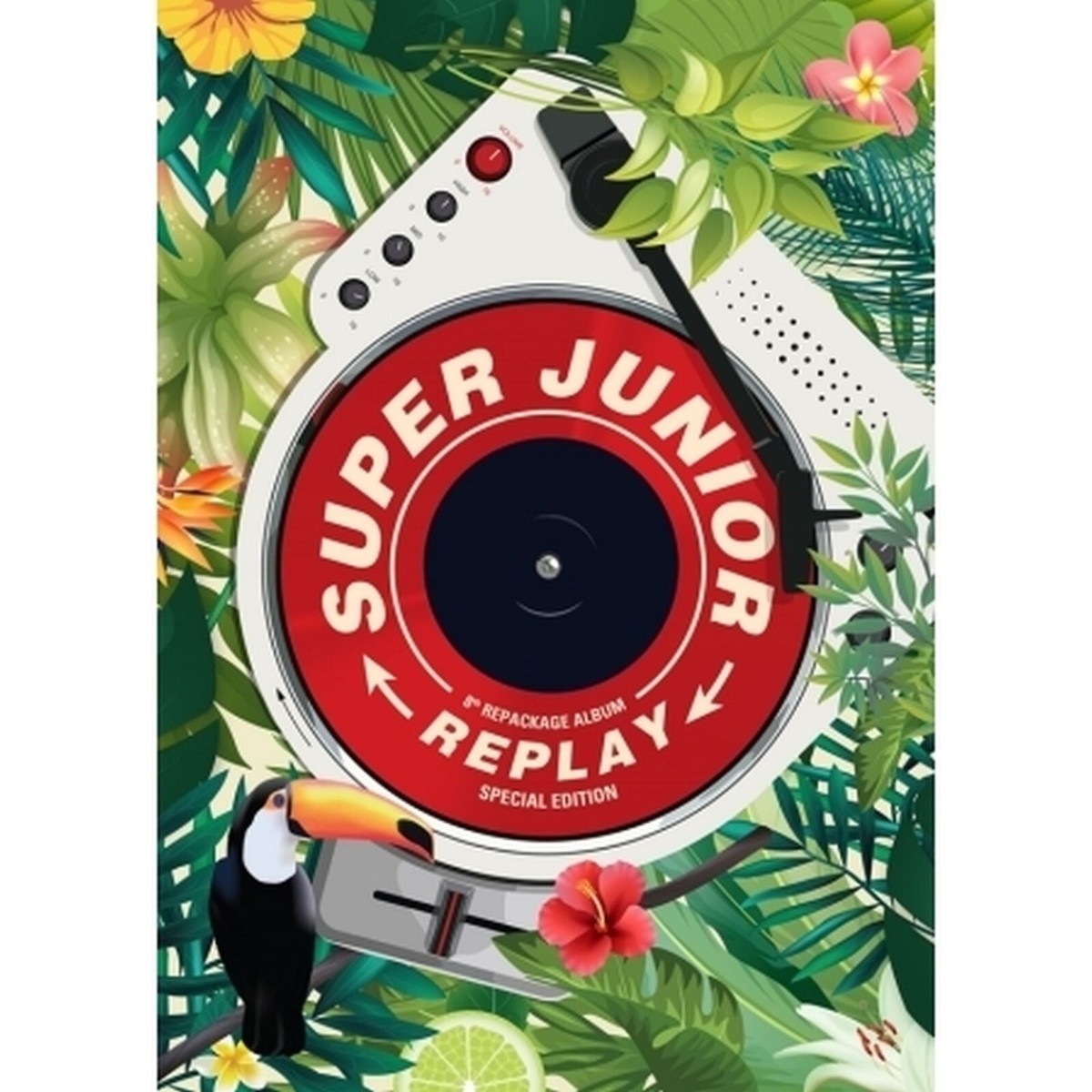 SUPER JUNIOR 8TH ALBUM REPACKAGE REPLAY K-POP KIHNO KIT +