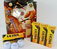 Wilson Ultra 500 4 Sets 12 Golf Balls With High Quality Gift Bag New