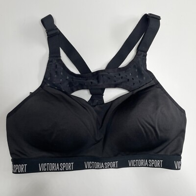 Victoria Secret Sport Bra 34B Lightweight Keyhole Front Wire Free Racerback 