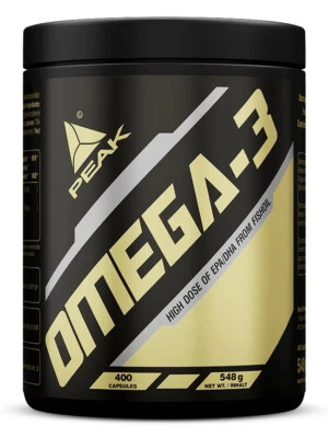 PEAK Omega-3 - 400 Kapseln I Bulk-Packung Omega-3 in Triglycerid-Form - Bild 1 von 3
