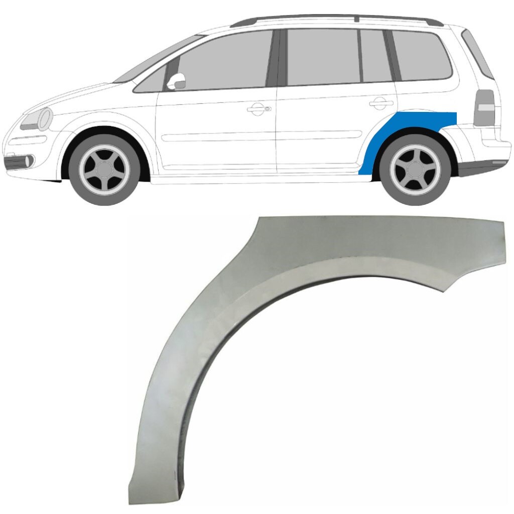 VOLKSWAGEN TOURAN 1T 2003-2015 REAR WHEEL ARCH REPAIR PANEL / LEFT LH