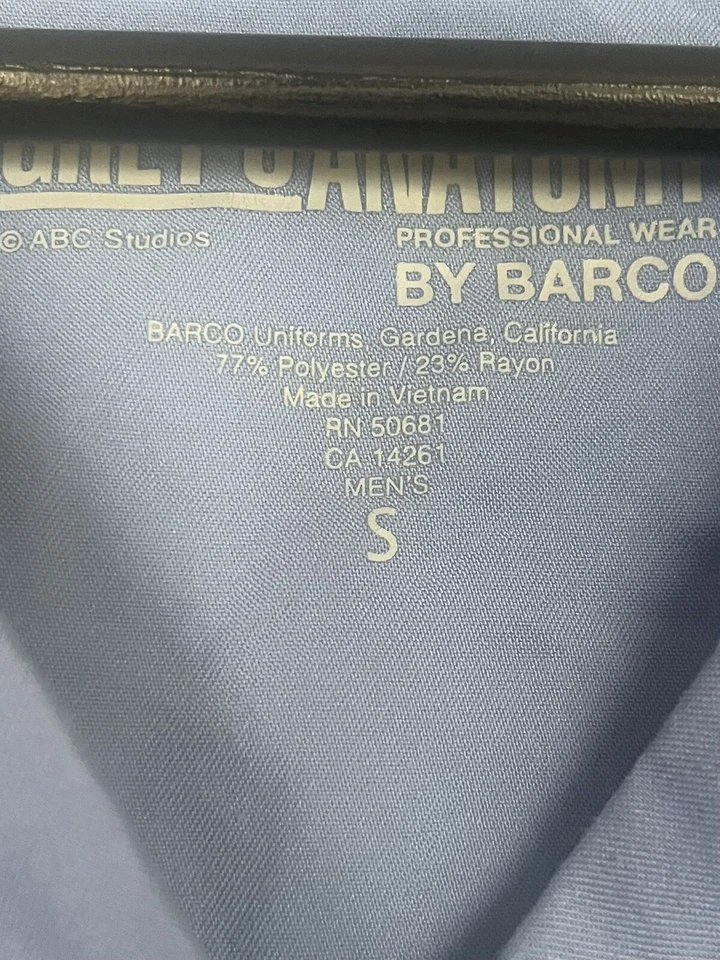 Conjunto de par de exfoliantes Grey's Anatomy para hombre pequeños azul claro Foto 3 de 4