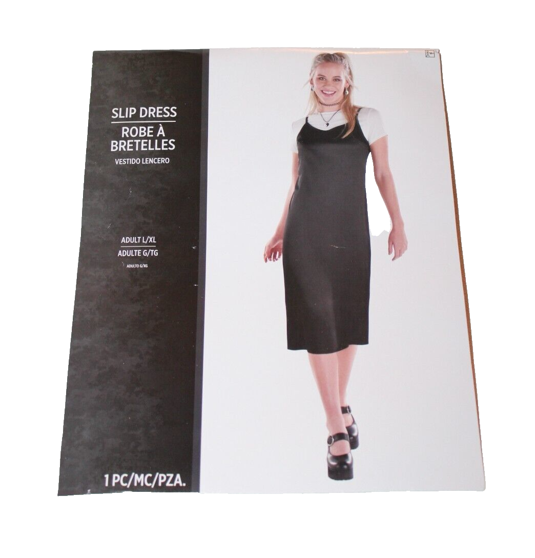 Adult 90s Black Slip Dress w/ White T-Shirt Costume Dress L/XL | eBay Adult 90s Black Slip Dress w/ White T-Shirt Costume Dress L/XL | eBay